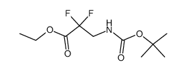 2,2-二氟-3-(Boc-氨基)丙酸乙酯图片