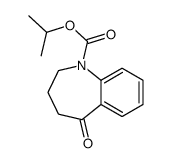 Isopropyl 5-oxo-2,3,4,5-tetrahydro-1H-1-benzazepine-1-carboxylate结构式