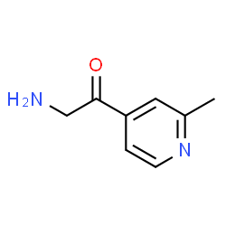 Ethanone,2-amino-1-(2-methyl-4-pyridinyl)- structure