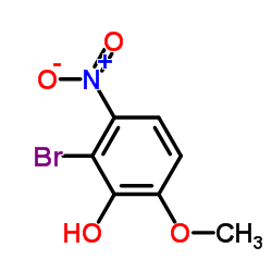 2-Bromo-6-methoxy-3-nitrophenol Structure
