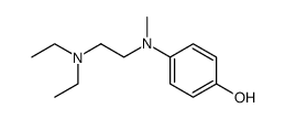 4-[(2-diethylamino-ethyl)-methyl-amino]-phenol结构式