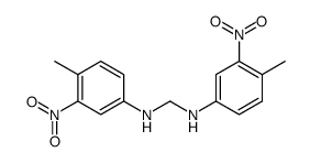 N,N'-bis-(4-methyl-3-nitro-phenyl)-methylenediamine Structure