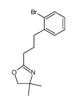 2-[3-(2-bromophenyl)propyl]-4,4-dimethyl-2-oxazoline结构式