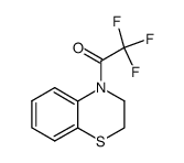 4-(Trifluoroacetyl)-2,3-dihydro-1,4-benzothiazine结构式
