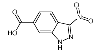 3-nitro-1H-indazol-6-carboxylic acid Structure