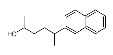 5-[2]naphthyl-hexan-2-ol结构式