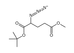 1-O-tert-butyl 5-O-methyl 2-azidopentanedioate结构式