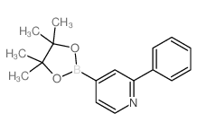 2-Phenylpyridine-4-boronic acid pinacol ester Structure