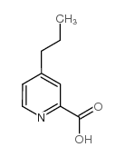 4-正丙基吡啶-2-羧酸结构式