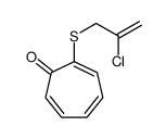 2-(2-chloroprop-2-enylsulfanyl)cyclohepta-2,4,6-trien-1-one Structure