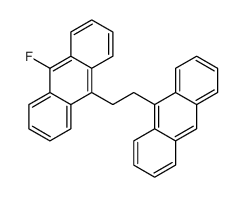 9-(2-anthracen-9-ylethyl)-10-fluoroanthracene Structure