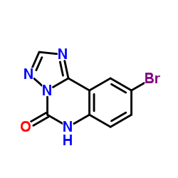 9-Bromo-[1,2,4]triazolo[1,5-c]quinazolin-5(6H)-one structure