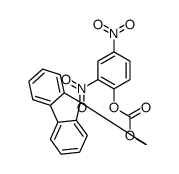 (2,4-dinitrophenyl) 9H-fluoren-9-ylmethyl carbonate结构式