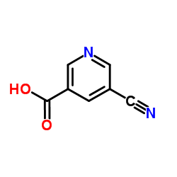 5-Cyanonicotinic acid structure