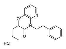 4-(2-phenylethyl)-2-propylpyrido[3,2-b][1,4]oxazin-3-one,hydrochloride结构式