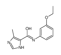 N-(3-ethoxyphenyl)-5-methyl-1H-imidazole-4-carboxamide结构式