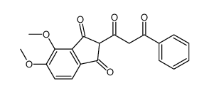 4,5-dimethoxy-2-(3-oxo-3-phenylpropanoyl)indene-1,3-dione结构式