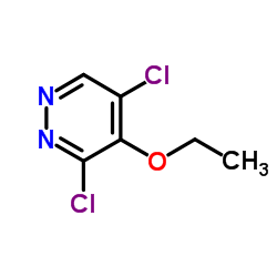 3,5-Dichloro-4-ethoxypyridazine Structure