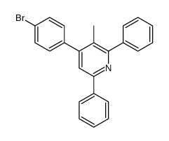 4-(4-bromophenyl)-3-methyl-2,6-diphenylpyridine Structure