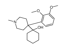 1-[4-(2,3-dimethoxyphenyl)-1-methylpiperidin-4-yl]cyclohexan-1-ol结构式