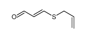 3-prop-2-enylsulfanylprop-2-enal结构式