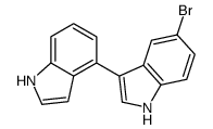 5-bromo-3-(1H-indol-4-yl)-1H-indole Structure