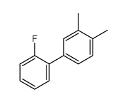 4-(2-fluorophenyl)-1,2-dimethylbenzene结构式