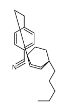 4-[2-(1-pentyl-4-bicyclo[2.2.2]octanyl)ethyl]benzonitrile结构式