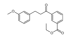 3'-CARBOETHOXY-3-(3-METHOXYPHENYL)PROPIOPHENONE Structure