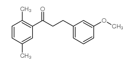 2',5'-DIMETHYL-3-(3-METHOXYPHENYL)PROPIOPHENONE structure