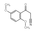 2,5-dimethoxybenzoylacetonitrile Structure