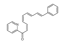 9-phenyl-1-pyridin-2-ylnona-2,4,6,8-tetraen-1-one结构式