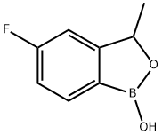 5-fluoro-3-methyl-1,3-dihydro-2,1-benzoxaborol-1- ol Structure