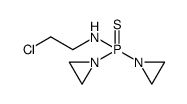 Phosphinothioic amide, P,P-bis(1-aziridinyl)-N-(2-chloroethyl)结构式