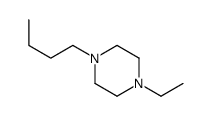 Piperazine, 1-butyl-4-ethyl- (7CI)结构式