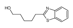 2-Benzothiazolepentanol(7CI,9CI) Structure