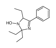 2,2,4-triethyl-3-hydroxy-5-phenyl-4H-imidazole结构式