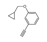 1-(cyclopropylmethoxy)-3-ethynylbenzene Structure