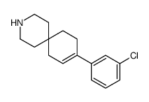 9-(3-chlorophenyl)-3-azaspiro[5.5]undec-9-ene结构式