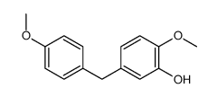 2-methoxy-5-[(4-methoxyphenyl)methyl]phenol结构式