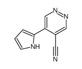 5-(1H-pyrrol-2-yl)pyridazine-4-carbonitrile Structure