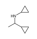 Cyclopropanemethanamine, N-cyclopropyl-α-methyl结构式