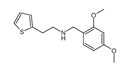(2,4-dimethoxy-benzyl)-(2-thiophen-2-yl-ethyl)-amine Structure