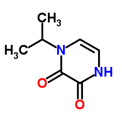 1-Isopropyl-1,4-dihydro-2,3-pyrazinedione structure