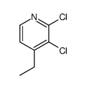 2,3-dichloro-4-ethylpyridine Structure