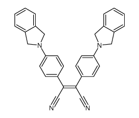 2,3-bis[4-(1,3-dihydroisoindol-2-yl)phenyl]but-2-enedinitrile Structure