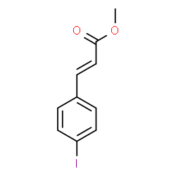 2-Propenoic acid, 3-(4-iodophenyl)-, Methyl ester结构式