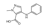 4-anilino-2-methylpyrazole-3-carboxylic acid结构式