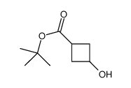 cis-tert-Butyl 3-hydroxycyclobutanecarboxylate Structure