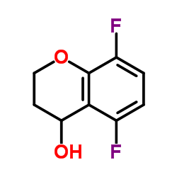 5,8-Difluoro-4-chromanol结构式